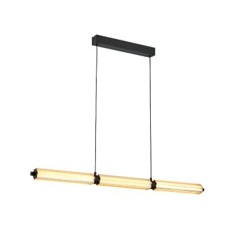 Lustră LED LEDASTRO SP3 B, KL142113, 24W, 3000K, ambra, negru