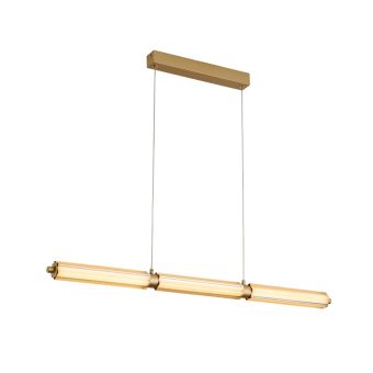 Lustră LED LEDASTRO SP3 GD, KL142114, 24W, 3000K, ambra, auriu
