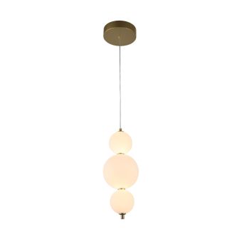 Lustră LED BALO SP3, KL142117, 15W, 3000/4000/6500K, alb, auriu