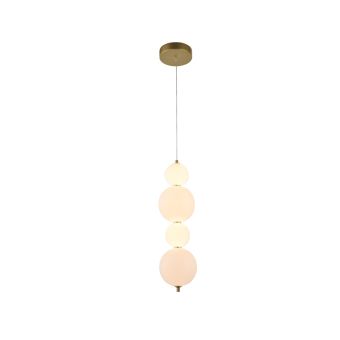 Lustră LED BALO SP4, KL142118, 22W, 3000/4000/6500K, alb, auriu