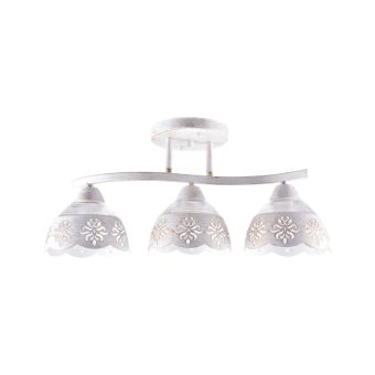Candelabru BUQUET 3, LY-3211, 3xE27, alb, auriu