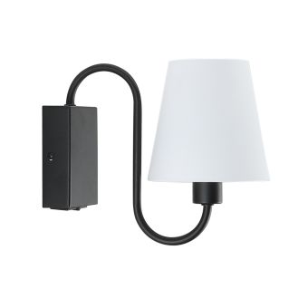 Aplică CLASSIC AP1 B, KL101077, 1xE14, negru, alb