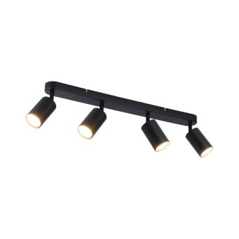 SPOTURI PE BARĂ CORE PL4 B, KL164013, 4XGU10, NEGRU