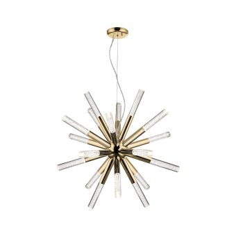 Suspensie LED EIRENE 18, 149001, 90W, 3000K, auriu