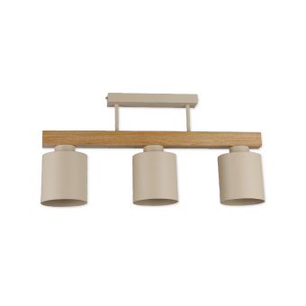 LUSTRĂ ELEMENTA 3 BG, KL103028, 3XE27, BEJ, NATUR