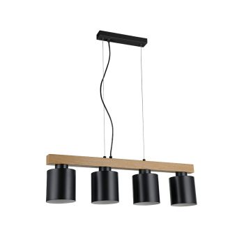 LUSTRĂ ELEMENTA SP4 B, KL113052, 4XE27, NEGRU, NATUR