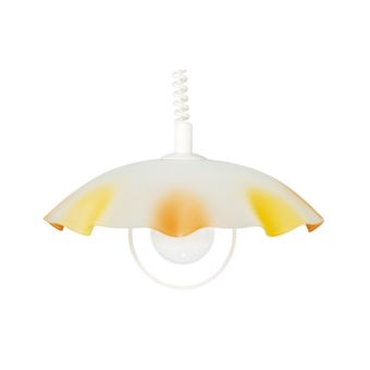 Suspensie ELIO D410- S GALBEN- PORTOCALIU, KL4364, 1xE27, alb, galben, portocaliu