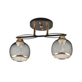 Candelabru FALL 2, LY-3440, 2xE27, negru, auriu