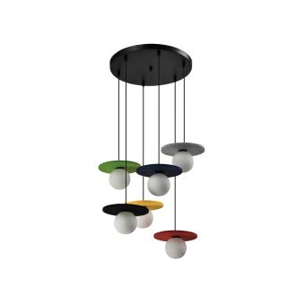 Suspensie FELT SP6, KL116004, 6xE27, multicolor