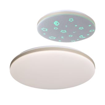 PLAFONIERĂ LED FLASHY, KL151157, 27/54/27W, 3000-4000-6000K, ALB