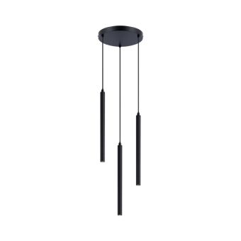 Lustră suspendată FOCUS SP3 B, KL113058, 3xG9, negru
