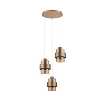 Lustră GLAMY SP3, KL113035, 3xE27, auriu