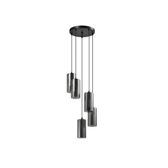 Suspensie GLASSY SP5, KL115006, 5xG9, fumuriu