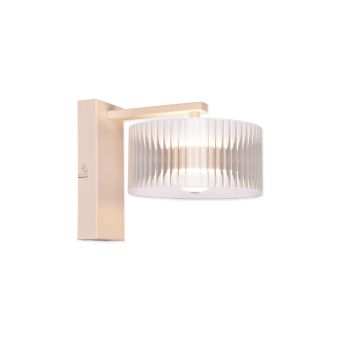 Aplică LED HOOP AP1, KL141031, 8W, 4000K, transparent, bej
