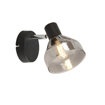 Aplică INTIM AP1, KL161004, 1xE14, fumuriu, negru