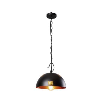 Suspensie JANUS 2, KL6366, 1xE27, negru, cupru