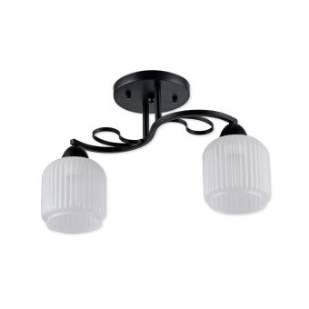 LUSTRĂ KEO 2, KL102003, 2XE27, ALB, NEGRU