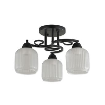 LUSTRĂ KEO 3, KL103034, 3XE27, ALB, NEGRU