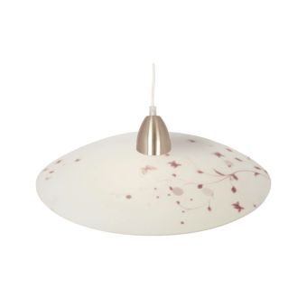 Suspensie LEXINA D400-S, KL5846, 1xE27, alb, maro