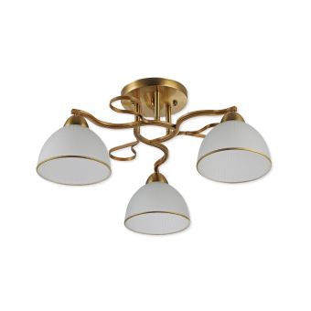 LUSTRĂ LIAM 3, KL103037, 3XE27, ALB, CUPRU