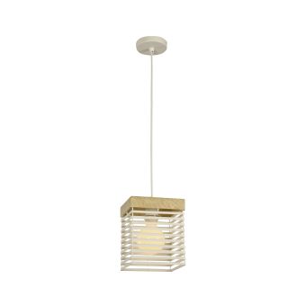 Suspensie LORCA SP1 ALB, KL6359, 1xE27, alb, natur