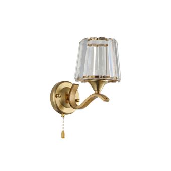 Aplică LUMA AP1, KL101084, 1xE14, transparent, cupru