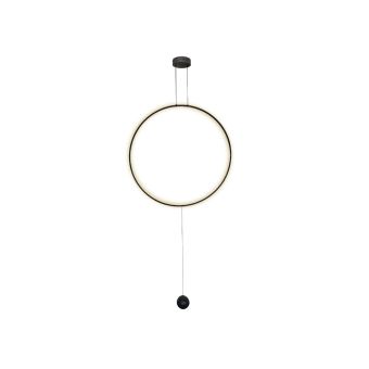 LUSTRĂ  LED LUNA 60, 142119, 16W, 3000K, NEGRU