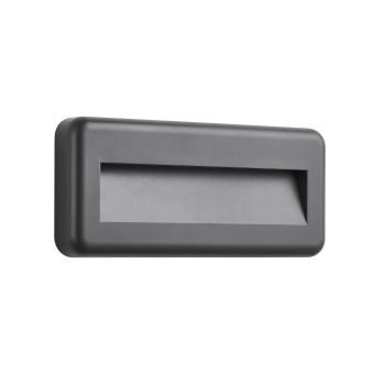Aplică LED LUNERA D, KL121053, 4W, 3000-4000-6500K, gri