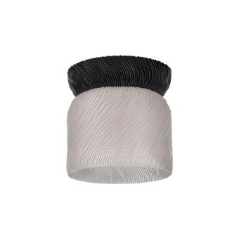 LUSTRĂ APLICATĂ LUVIA PL1, KL100107, 1XE27, NEGRU