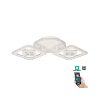 Plafonieră LED MAROS PL2, KL151042, 49W, 3000-6500K, alb