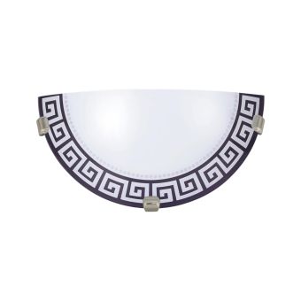 Aplică MEDEA D300-2, KL8049, 1xE27, alb, negru