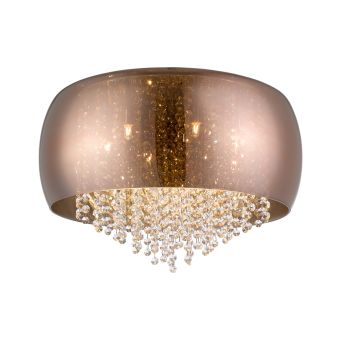 Plafonieră MINERVA PL5, 140006, 5xG9, roz metalizat