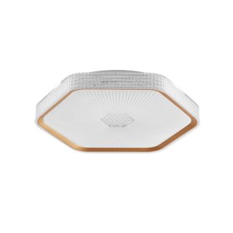 PLAFONIERĂ LED MOZAIK 24W, KL151167, 24W, 3000/4000/6500K, ALB, AURIU, ALB