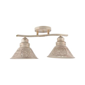 Candelabru MYRA 2, LY-3303, 2xE27, bej, auriu