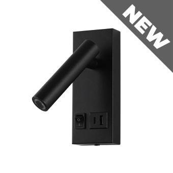 APLICĂ SMARTY B, KL141029, 2W, 3000K, NEGRU