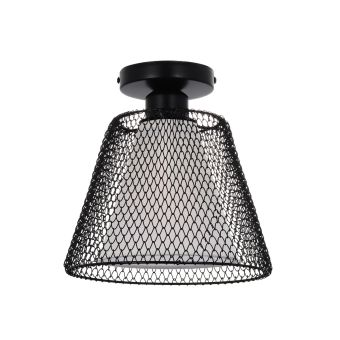 Plafonieră NOVOS PL1, KL100102, 1xE27, negru