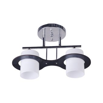 Candelabru OLAF 2, LY-3085, 3xE27, alb, maro, crom