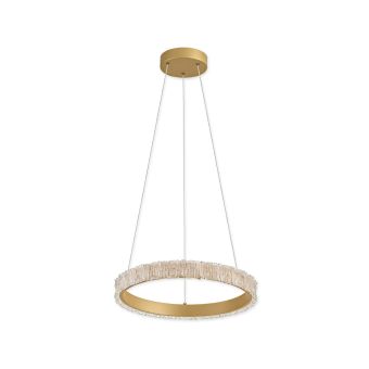Lustră LED ONIX SP2, KL142110, 24W, 3000/4000/6500K, transparent, auriu