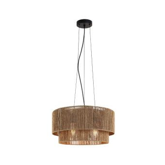 Suspensie ORGANIC SP3 R, KL113029, 3xE27, bej, negru