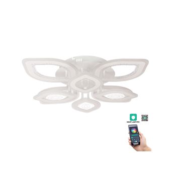 Plafonieră LED RHODOS PL8, KL151054, 200W, 3000-6500K, alb