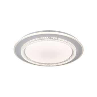 Plafonieră LED SITENO 48W, KL151119, 24W-48W-24W , 3000K- 4000K-6500K, alb