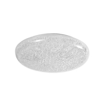 PLAFONIERĂ LED SPARKLE PL1, KL140038, 24W, 3000/4000/6500K, TRANSPARENT, ALB
