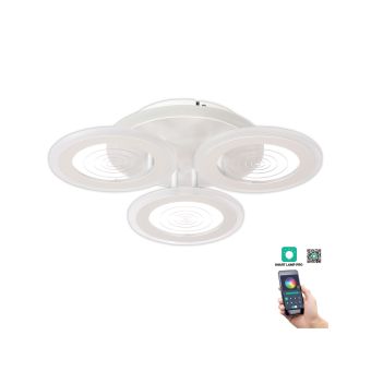 Plafonieră LED SPINNER, KL151073, 73W, 3000-6500K, alb