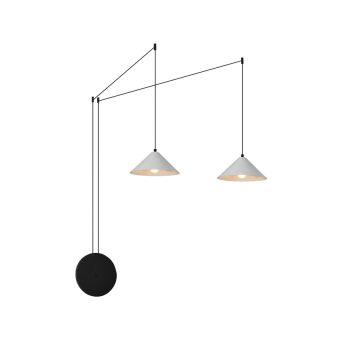 Suspensie SPREAD 2W, KL101065, 2xE27, alb