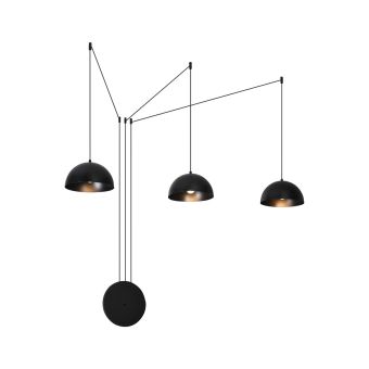 Suspensie SPREAD 3B, KL103021, 3xE27, negru