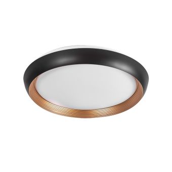 Plafonieră  LED STEADY 36W, KL151107, 36W, 4000K, negru, auriu