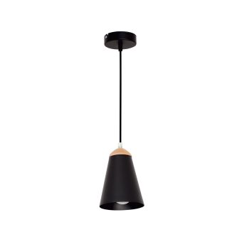 Suspensie SWEDEN SP1 NEGRU, KL6524, 1xE27, negru, natur