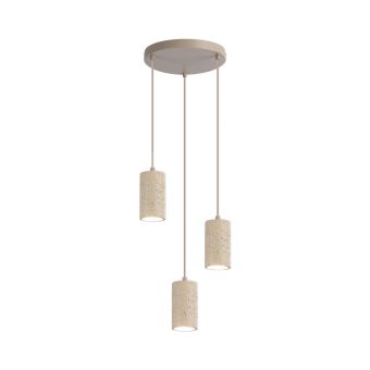 Lustră suspendată TERRA SP3, KL113059, 3xGU10, bej