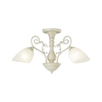 Candelabru TRIESTE 3, KL6184, 3xE27, alb, auriu