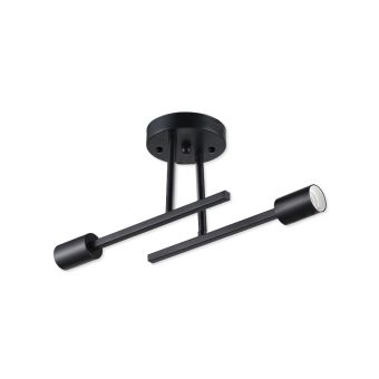 LUSTRĂ ZEN PL2 B, KL100113, 2XE27, NEGRU